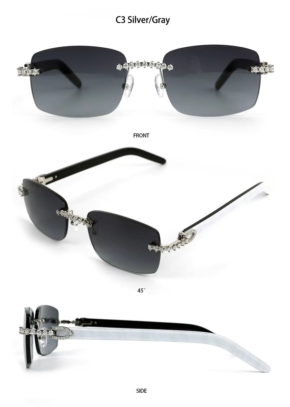 rimless sunglasses women 03