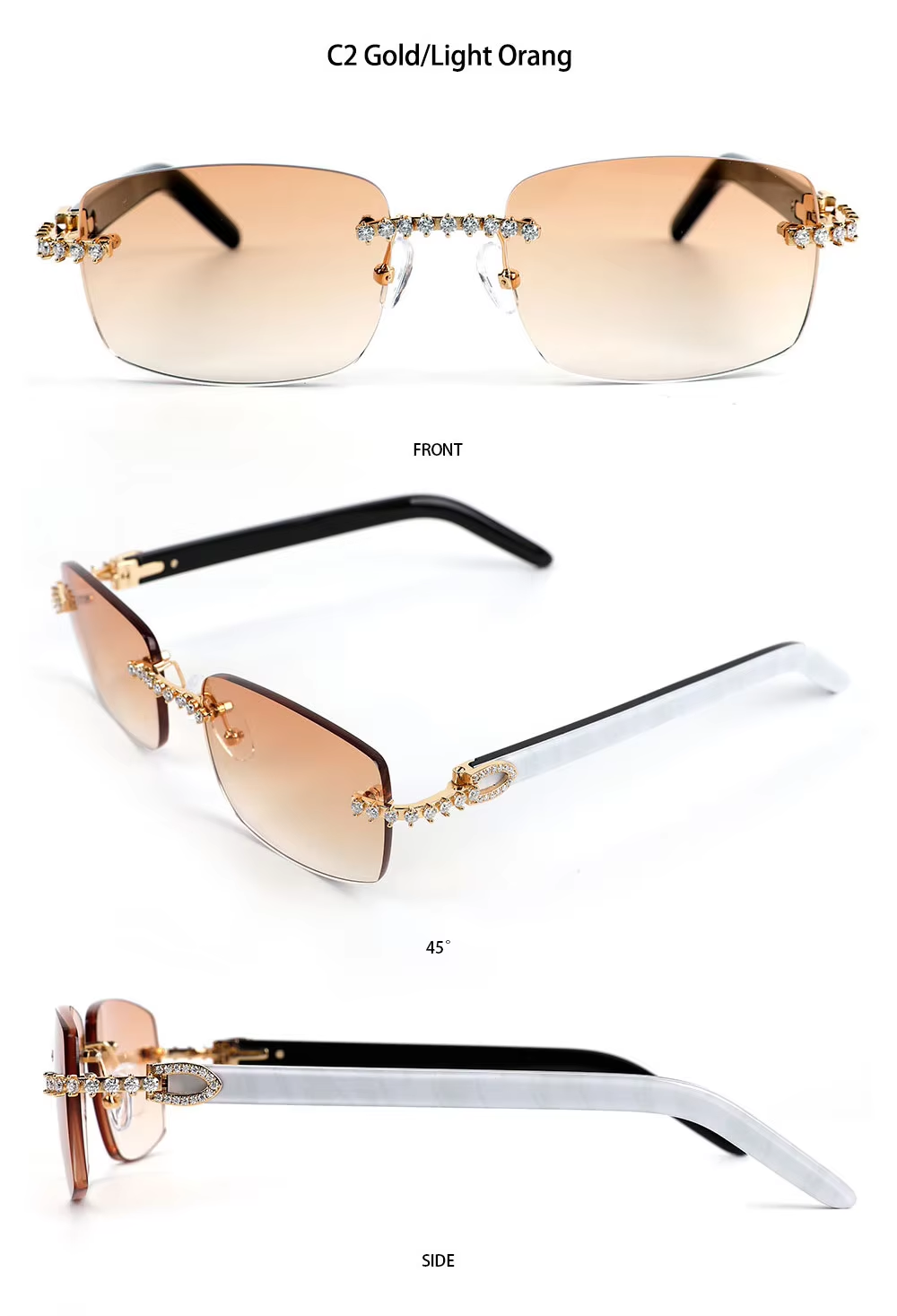 rimless sunglasses women 02